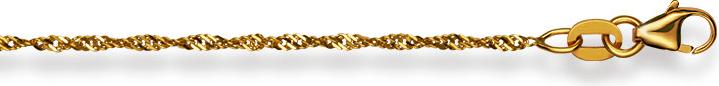 Produktbild Natsumi Schmuck Halskette Gelbgold 18K/750 Singapur 1.6mm (750/18 K Gelbgold, 38 cm)
