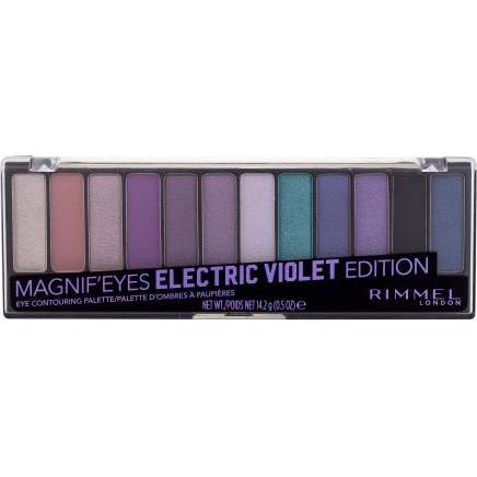 Rimmel London, Lidschatten, MAGNIF'EYES palette #008-electric violet (008 Electric Violet Edition)