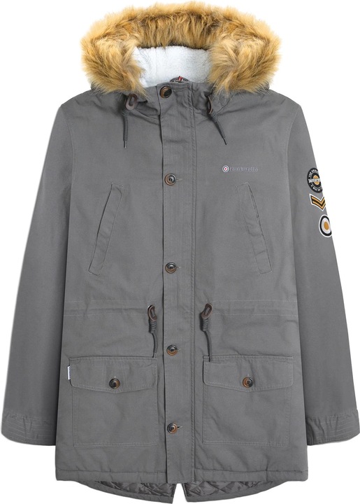 Actual product image Lambretta Mens Sherpa Lined Parka (M)