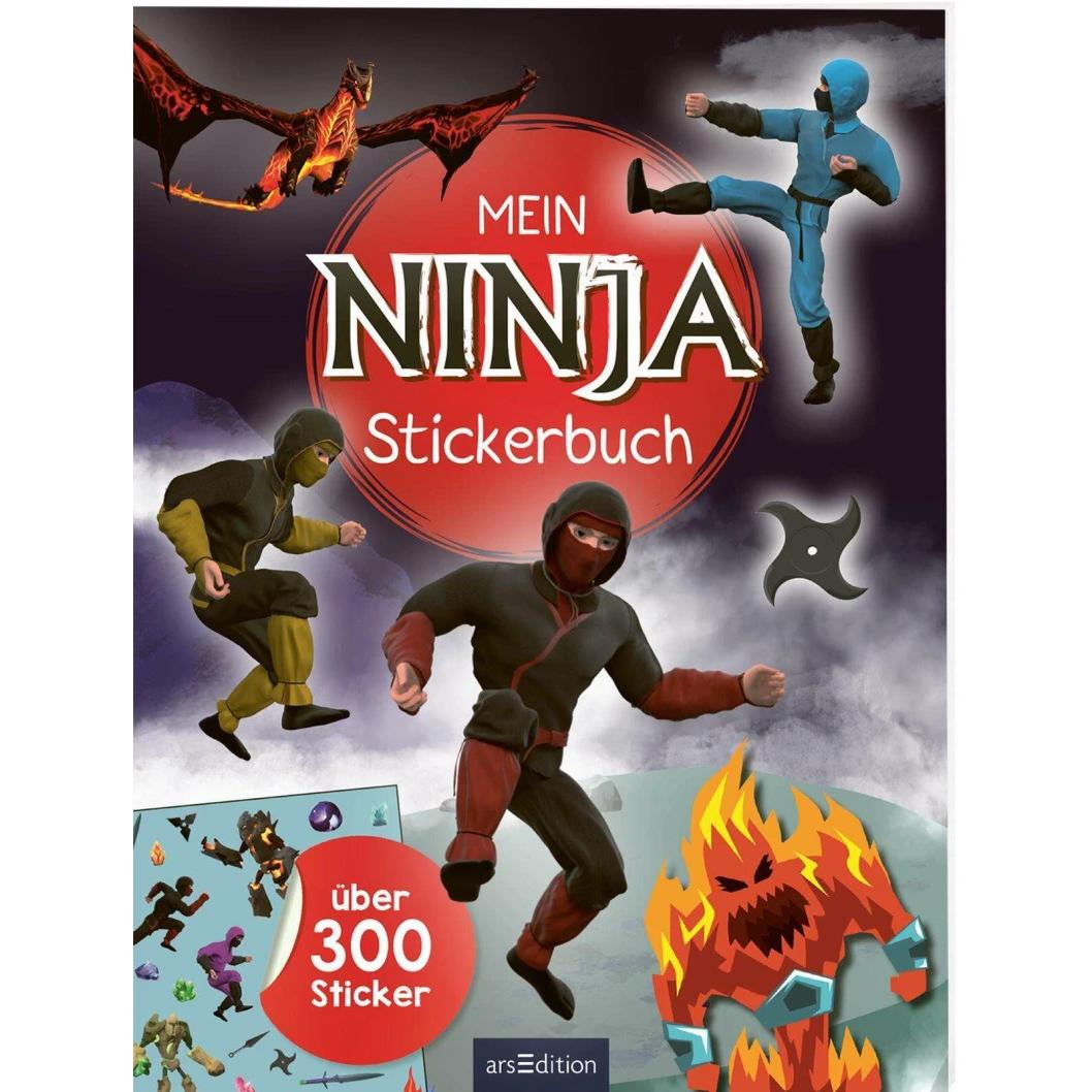 Ars Edition, Sticker, Mein Ninja-Stickerbuch