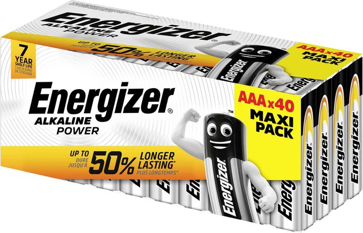 Produktbild Energizer Power Alkaline Micro-Batterien (40 Stk., AAA)