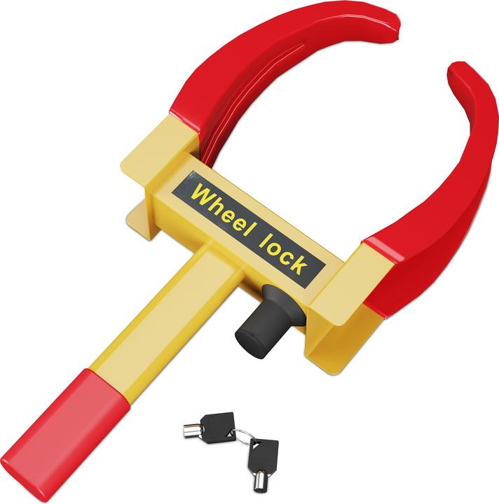 Actual product image Relaxdays Wheel lock