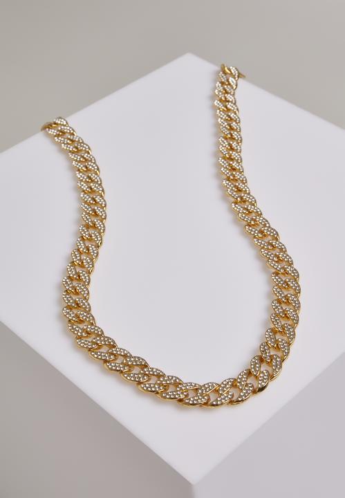 Produktbild Urban Classics Heavy Necklace With Stones (Array, Zinc Alloy, Oberstoff 1: 100% Eisen)