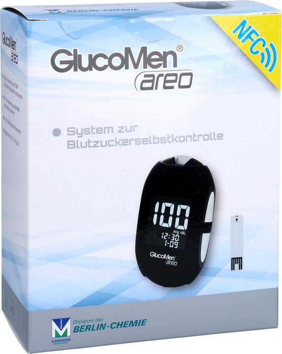 Actual product image Berlin-Chemie GlucoMen areo Set mg/dl, 1 pc (Test strips)