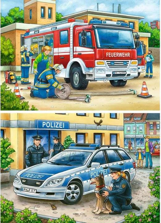 Produktbild Ravensburger Polizei und Feuerwehr (12 Teile)