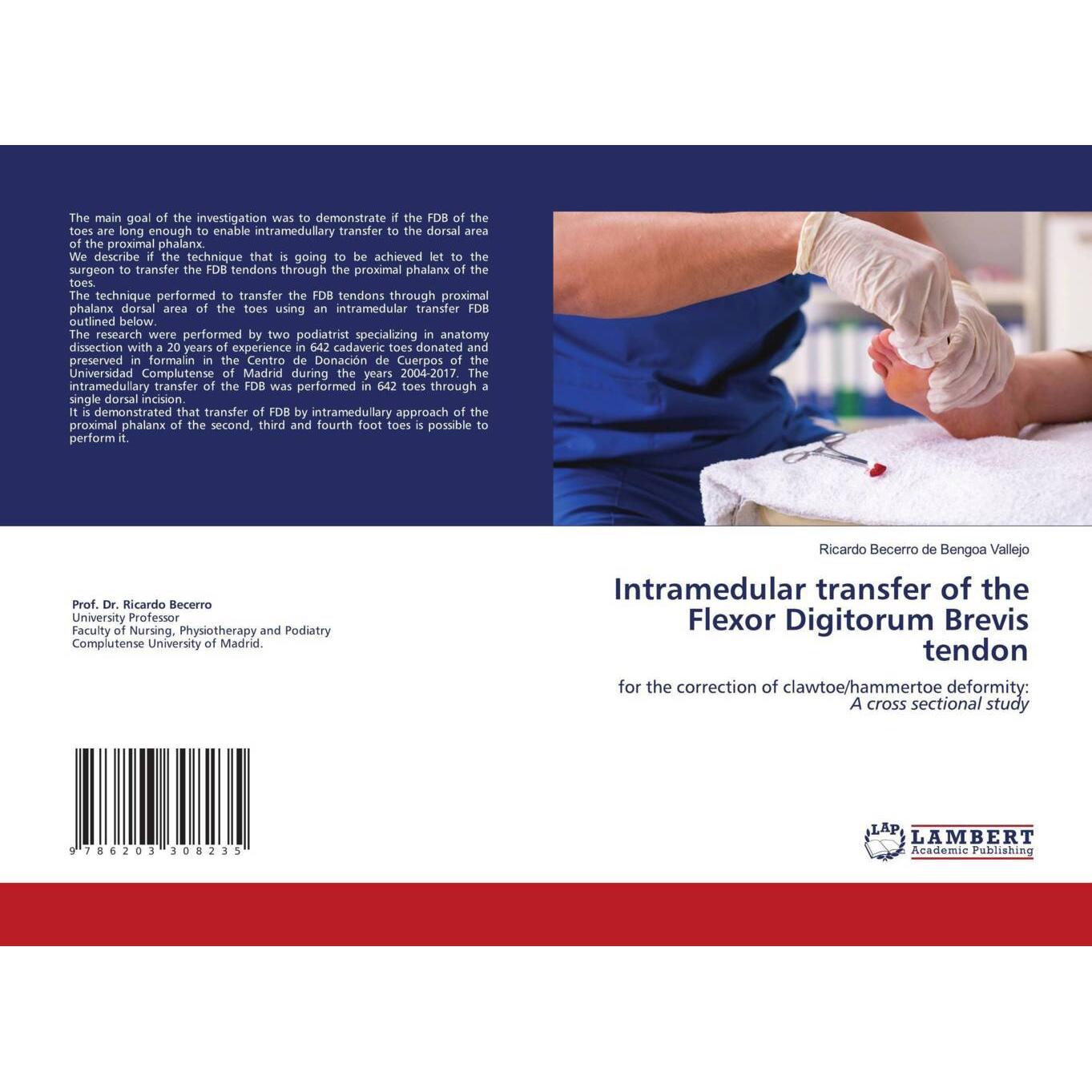 Intramedular transfer of the Flexor Digitorum Brevis tendon, Fachbücher von Ricardo Becerro de Bengoa Vallejo