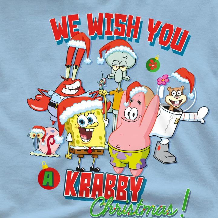 Produktbild Spongebob Squarepants We Wish You A Krabby Christmas! TShirt (M)