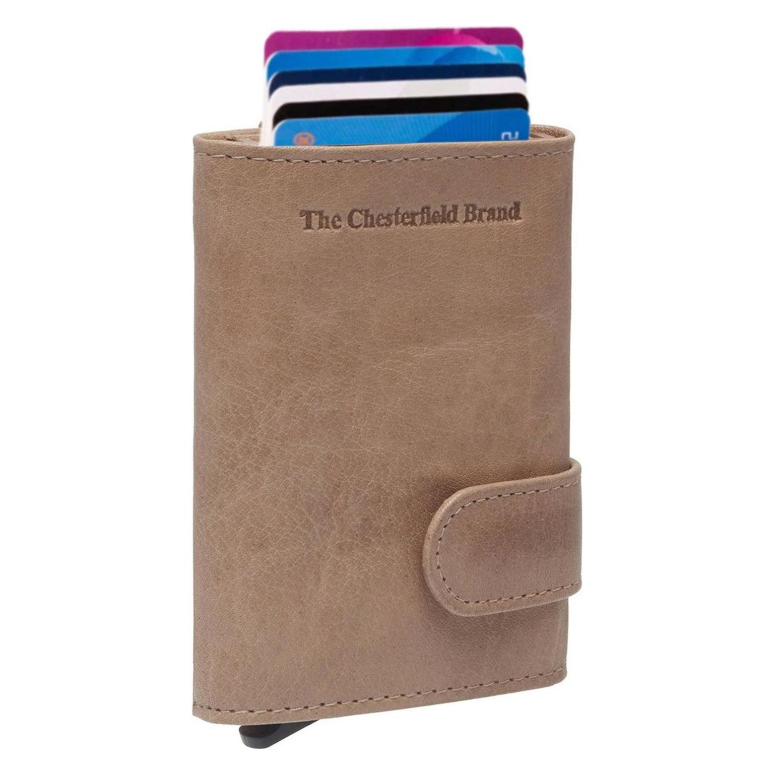 The Chesterfield Brand, Herren, Portemonnaie, Mannheim Geldbörse Rfid Schutz Leder 7 Cm, Beige
