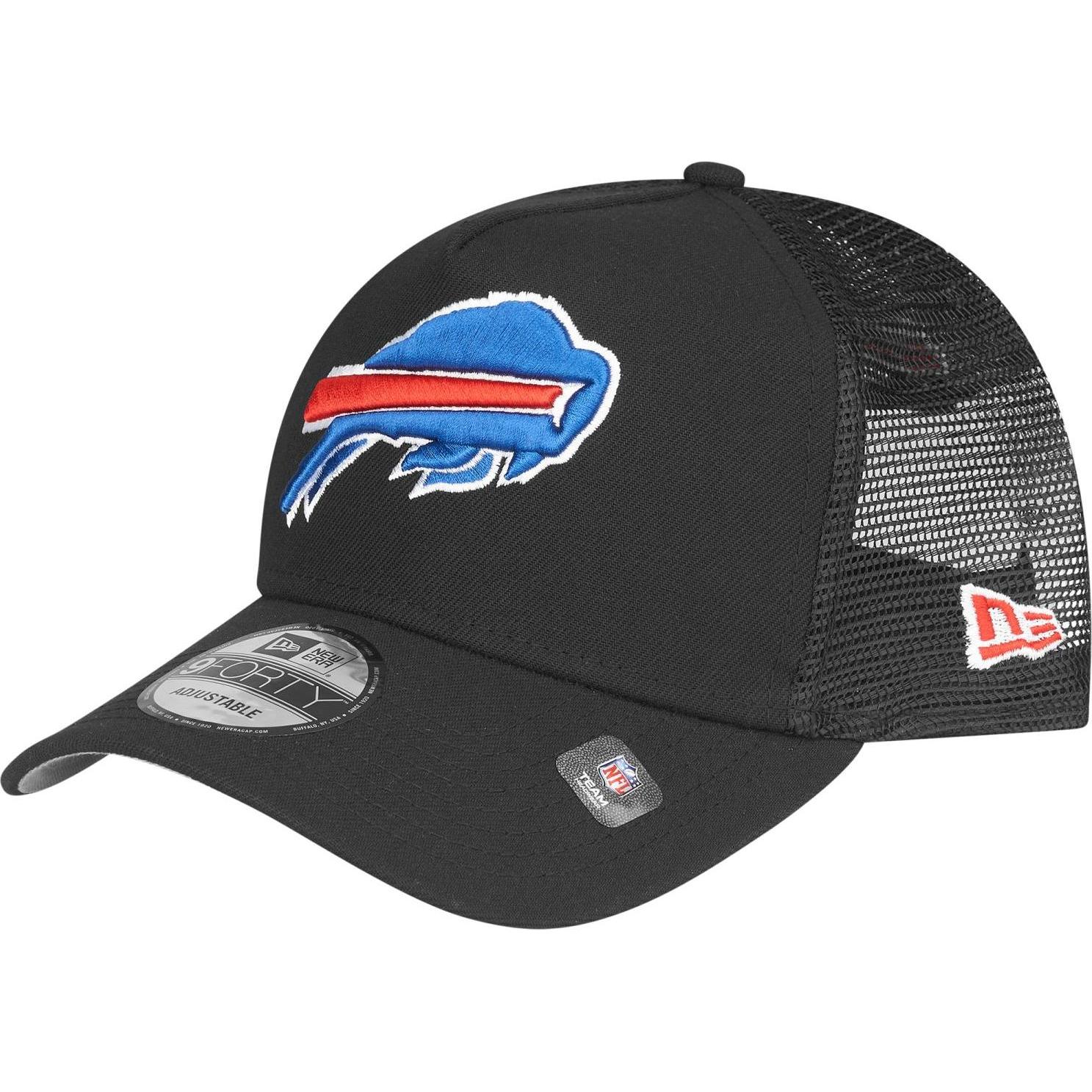 New Era, Herren, Cap, A-Frame Snapback Trucker Cap - Buffalo Bills, Schwarz, (One Size)