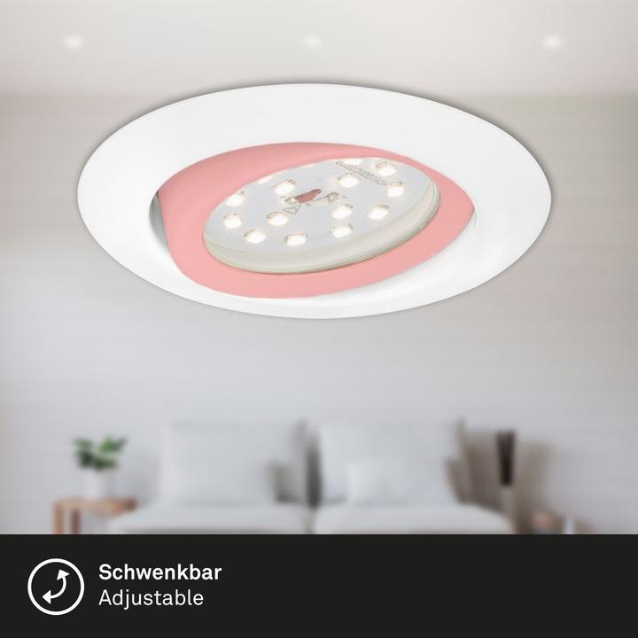Produktbild Briloner LED Einbauleuchten 3er-Set, weiss, 3xLED-Modul/3,5W (350 lm)