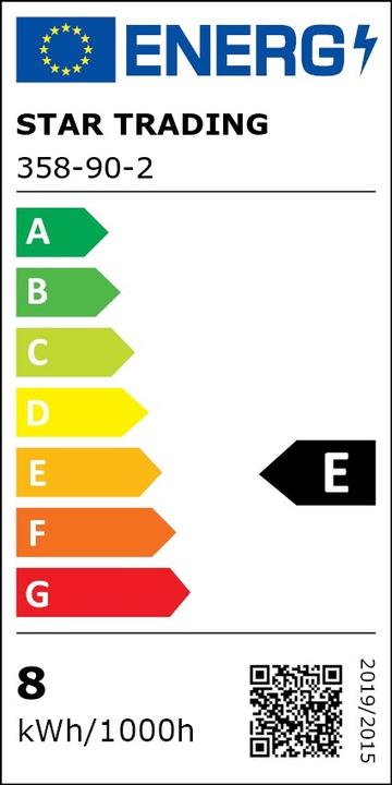 Energy Label Star Trading LED bulb E27 R80 Reflector opaque (E27, 7.30 W, 806 lm, 1 x, E)