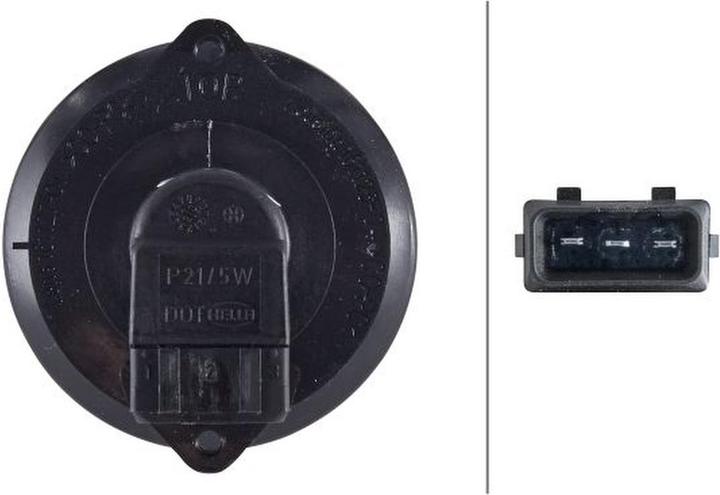 Actual product image Hella 60 combination rearlights bulb technology for HAKO