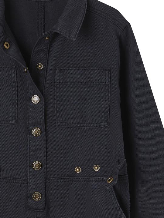 Actual product image Vertbaudet Girls' jumpsuit in worker style (98)
