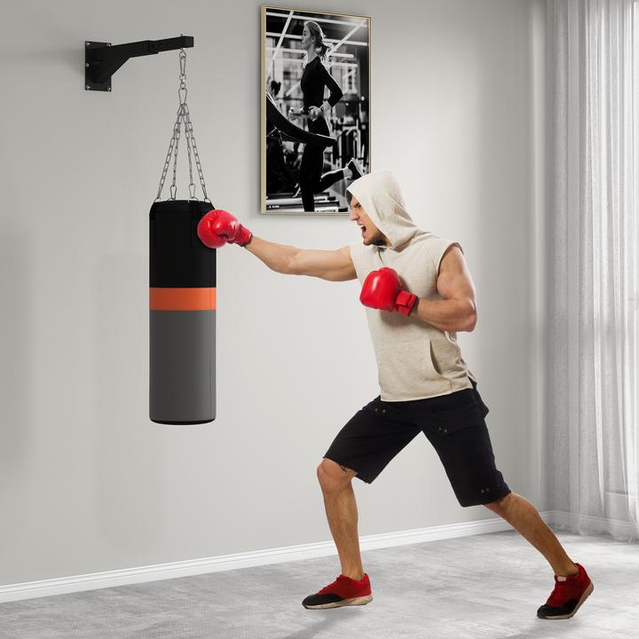 Produktbild SportNow Boxsack Wandhalterung Stahl Schwarz