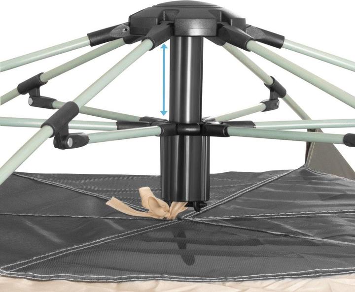 Produktbild Stahlwerk Campingzelt Z-273 ST 273 x 273 cm selbstaufbauendes Pop-Up-Zelt (4.50 kg, 4 Personen)