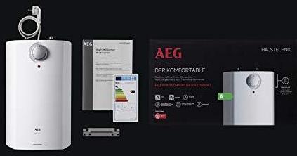 Produktbild AEG Haustechnik Huz 5 Comfort druckloser Untertischboiler 5 Liter Niederdruck, ThermoStop mit Stecker, 2 kW
