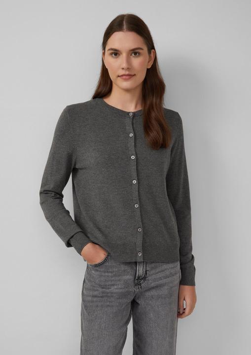 Produktbild s.Oliver Strickjacke Feinstrickcardigan aus Viskosemix (46)