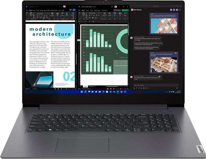 Produktbild Lenovo V17 G4 (17.30", 256 GB, 8 GB, DE, Intel U300)