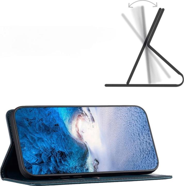 Produktbild Binfen Color Honor X7a - BINFEN Flip Case Hülle grün (Honor X7a)