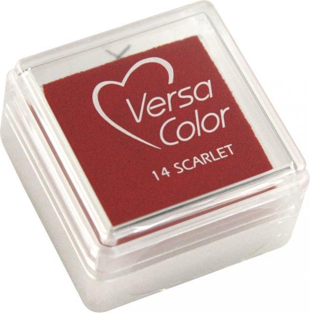 Actual product image Rayher Stamp Pad Small 14 Scarlet