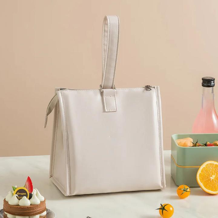 Image du produit Only-Bags.Store One Shoulder Bento Bag Student Lunchbox Bag Lunch Bag Office Workers Carry Lunch Bag