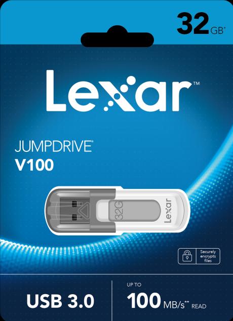 Actual product image Lexar JumpDrive V100 (32 GB, USB-A, USB 3.0)