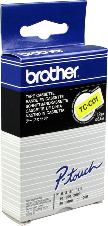 Actual product image Brother P-Touch (1.20 cm, Yellow)