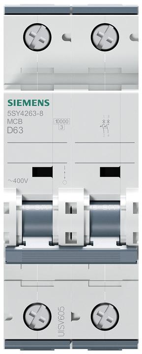 Produktbild Siemens Circuit breaker 400V 10kA 2P 63A