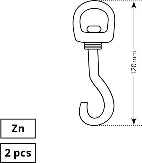 Actual product image Haushalt Chain Swivel