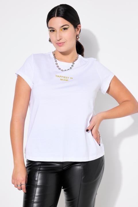 Immagine prodotto Studio Untold T-shirt dal taglio classico con scritta ricamata (42, 44)