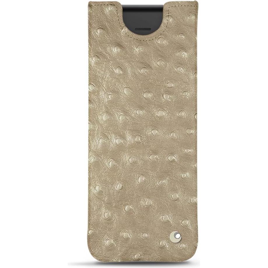 Noreve Lederschutzhülle (Samsung Galaxy Fold), Smartphone Hülle, Beige