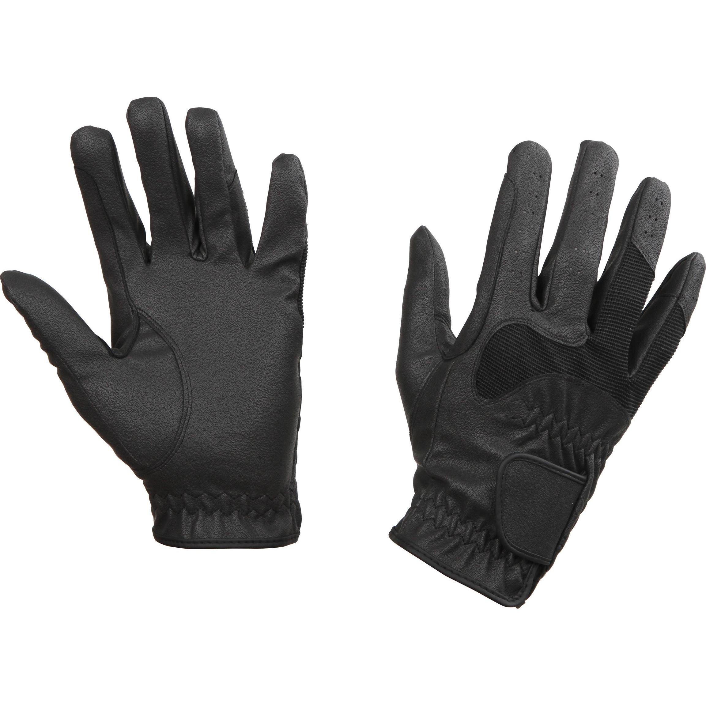 Kerbl Unisex Nero Guanti Da Equitazione, (Xs)