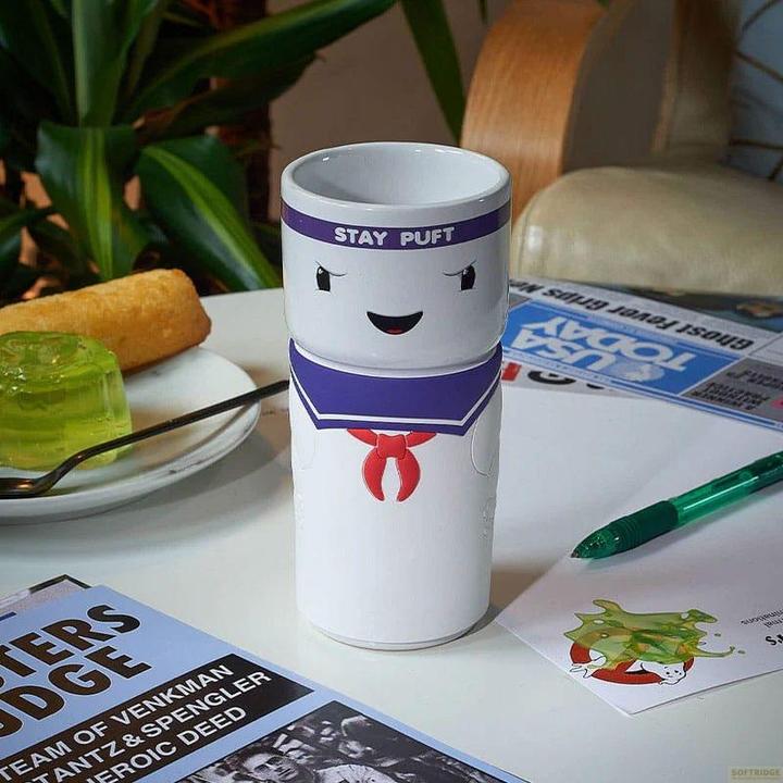 Actual product image Numskull SOS Fantômes - Mug isotherme réutilisable Coscup Bibendum Chamallow Stay Puft (400 ml)