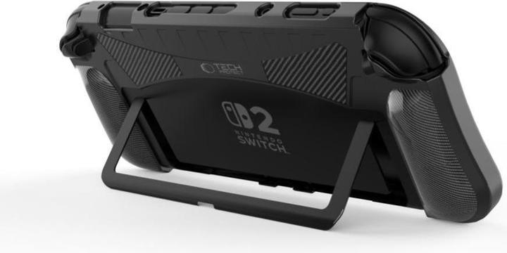 Actual product image Tech-Protect TPUCarbon Case für Nintendo Switch 2 - Schwarz
