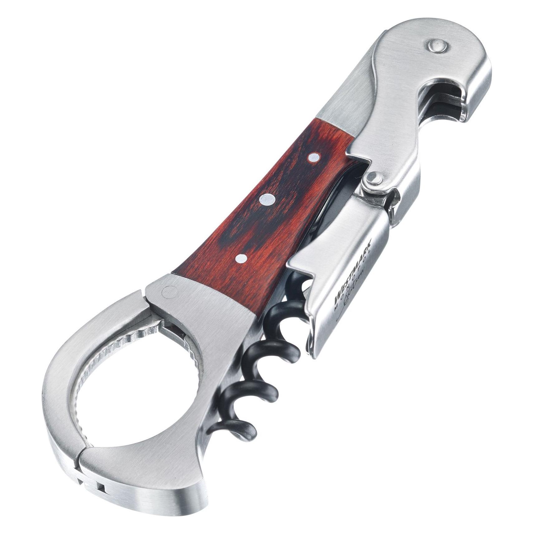 Westmark Coltello da cameriere "Agilo" Edizione Monopol, Apribottiglie, Marrone
