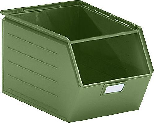Actual product image kaiserkraft Sheet steel open fronted storage box