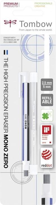 Actual product image Tombow Mono Zero Rectangular B/w/b