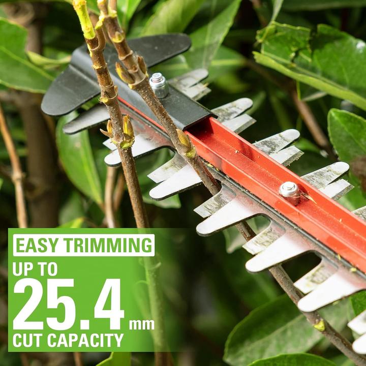 Actual product image Greenworks Cordless Hedge Trimmer (Rechargeable battery operated)