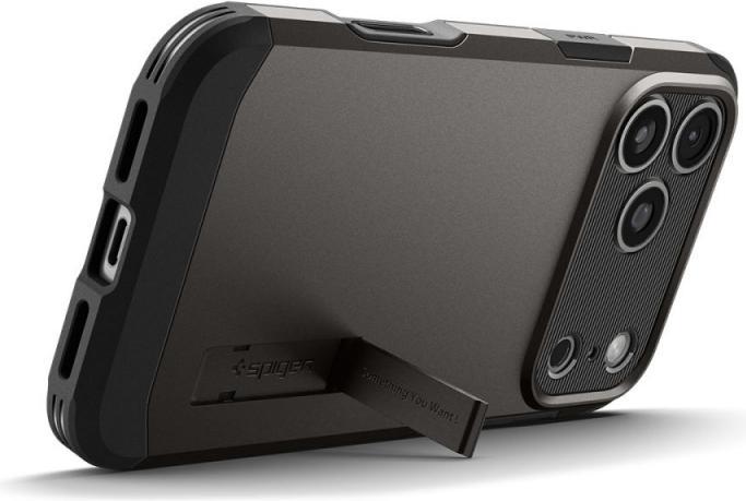Immagine prodotto Spigen - Tough Armor "T" MagSafe - iPhone 17 Pro - Gunmetal (Apple iPhone 17 Pro)