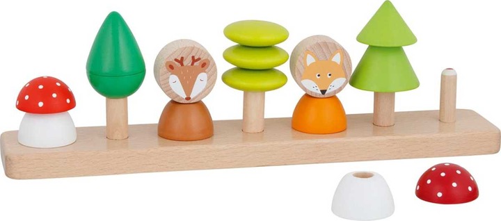 Produktbild Goki Farben- und Formensortierspiel 'kleine Waldfreunde'