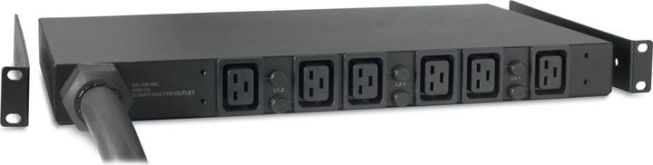 APC Rack PDU Basic 1U 32A 22kW 400V (6)C19 Cord Length (2.5 meter) IEC309