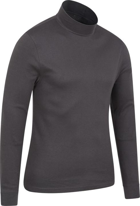Actual product image Mountain Warehouse Mens Meribel Turtle Neck Base Layer Top (M)