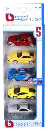 Image du produit Burago SET 5 VEHICULES 1/64EME