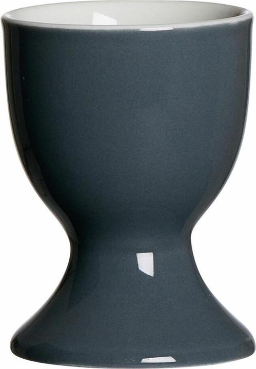 Ritzenhoff & Breker Egg cup DOPPIO ANTHRAZIT made of porcelain, dishwasher-safe, height: 60 mm (1 x)