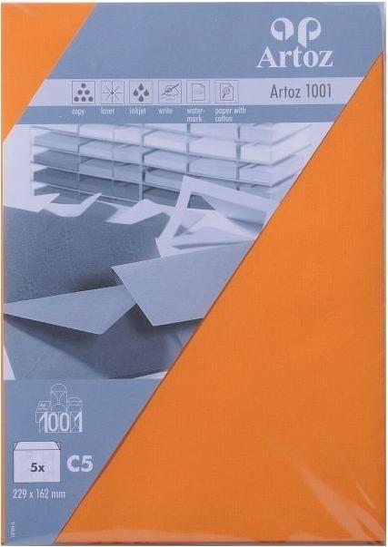 Produktbild Artoz 1001 Kuverts orange (C5, 5 x)