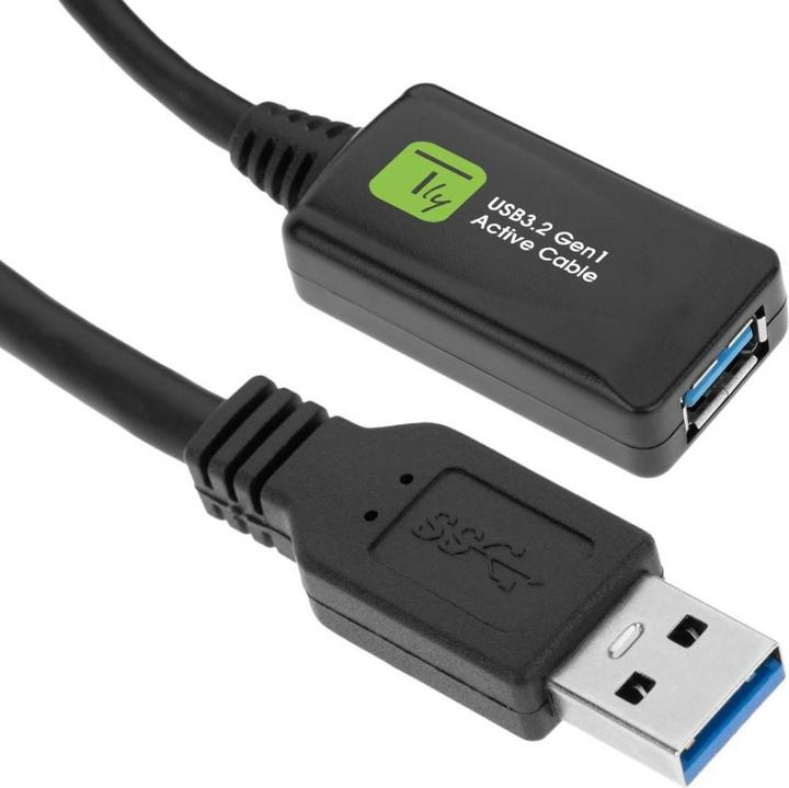 Actual product image Techly USB 3.0 repeater cable 5m (5 m, USB 3.2 Gen 1)