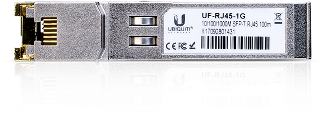 Immagine prodotto Ubiquiti UF-RJ45-1G: modulo da SFP a RJ-45