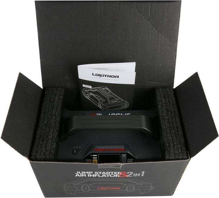 Image du produit Lokithor Démarreur Jump et pompe à air (2000 A, 20000 mAh)