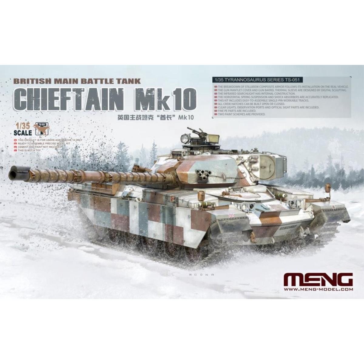 Meng-Model British Main Battle Tank Chieftain Mk10 (TS-051)