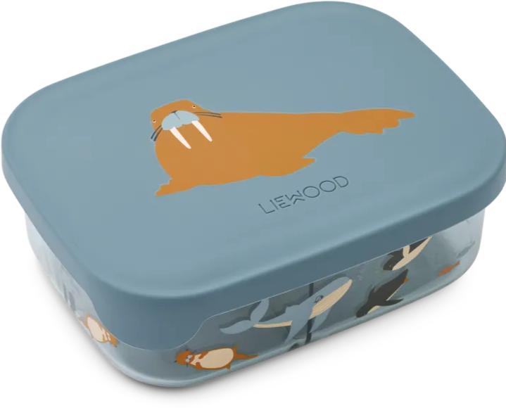Actual product image Liewood Arthur Tritan LunchBox Arctic Sea Ocean